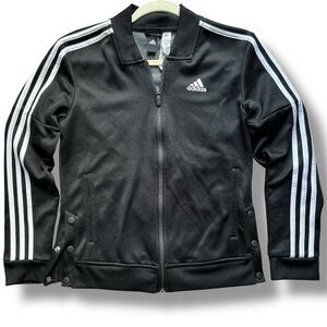 Adidas Tricot Snap-it 3 Stripes Zip-Up Track Jacket size S